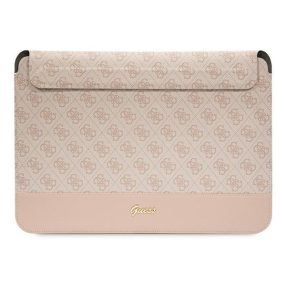   Guess Sleeve 4G Stripe Metal Logo, GUCS14PS4SGP 14" laptop tok, rózsaszín