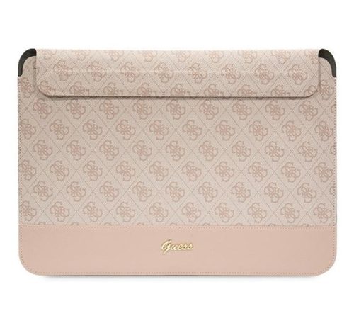 Guess Sleeve 4G Stripe Metal Logo, GUCS14PS4SGP 14" laptop tok, rózsaszín