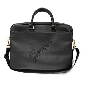   Guess Saffiano Script GUCB15PUSASBK 16" tablet táska, fekete