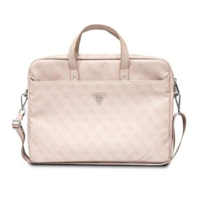   Guess Saffiano 4G Triangle Logo GUCB15P4TP 16" tablet táska, rózsaszín