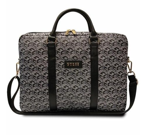 Guess GCube Stripes GUCB15HGCFSEK 16" tablet táska, fekete