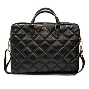   Guess Quilted 4G GUCB15ZPSQSSGK 16" tablet táska, fekete