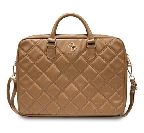 Guess Quilted 4G GUCB15ZPSQSSGW 16" tablet táska, barna