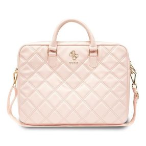   Guess Quilted 4G GUCB15ZPSQSSGP 16" tablet táska, rózsaszín