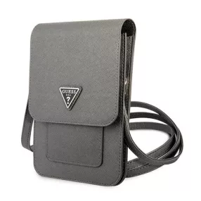 Guess Saffiano Triangle GUWBSATMGR kis táska, szürke