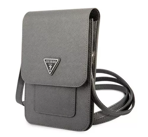Guess Saffiano Triangle GUWBSATMGR kis táska, szürke