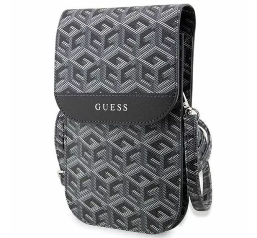 Guess GCube Stripe GUWBHGCFSEK kis táska, fekete