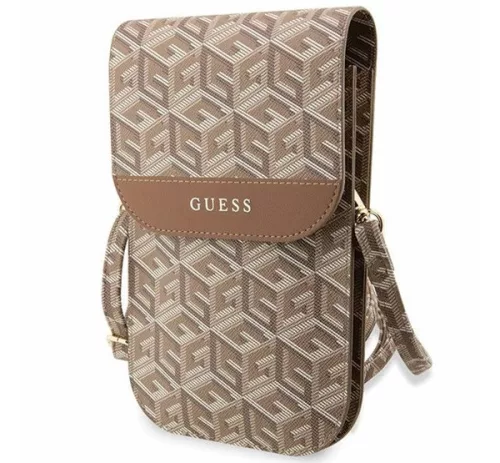 Guess GCube Stripe GUWBHGCFSEW kis táska, barna