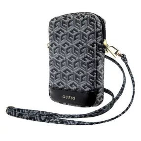   Guess Zip GCube Bottom Stripe GUWBZPGCSPGK kis táska, fekete
