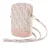 Guess Zip GCube Bottom Stripe GUWBZPGCSPGP kis táska, rózsaszín