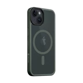  Tactical MagForce Hyperstealth Apple iPhone 14 Magsafe hátlap tok, áttetsző/sötétszöld