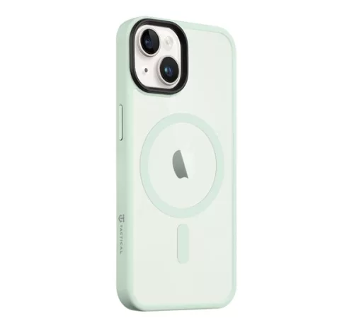 Tactical MagForce Hyperstealth Apple iPhone 14 Magsafe hátlap tok, áttetsző/világoszöld