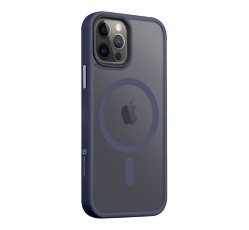 Tactical MagForce Hyperstealth Apple iPhone 12/12 Pro Magsafe hátlap tok, áttetsző/sötétkék