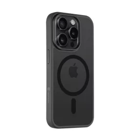   Tactical MagForce Hyperstealth Apple iPhone 15 Pro Magsafe hátlap tok, áttetsző/sötétszürke