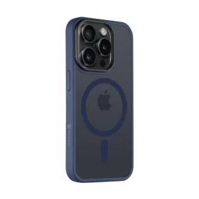   Tactical MagForce Hyperstealth Apple iPhone 15 Pro Magsafe hátlap tok, áttetsző/sötétkék