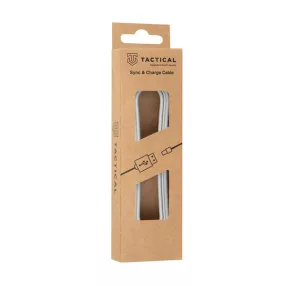   Tactical Smooth Thread USB / Lightning töltő- és adatkábel, 0.3m, fehér