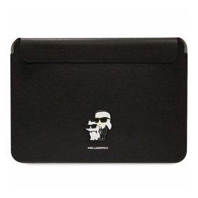   Karl Lagerfeld Sleeve Saffiano Karl&Choupette KLCS14SAKCPMK 14" laptop tok, fekete