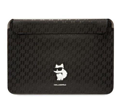 Karl Lagerfeld Sleeve Saffiano Monogram Choupette KLCS14SAKHPCK 14" laptop tok, fekete