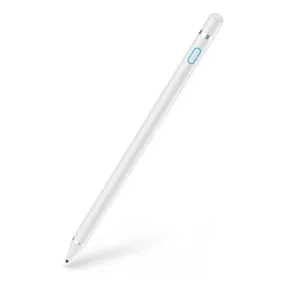   Univerzális toll, műanyag, (bármilyen kapacitív kijelzőhöz), Active Stylus Pen, fehér