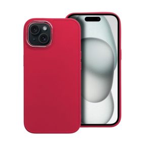   Frame iPhone 15 közepesen ütésálló tok kameravédő kerettel, magenta