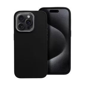   Frame iPhone 15 Pro közepesen ütésálló tok kameravédő kerettel, fekete