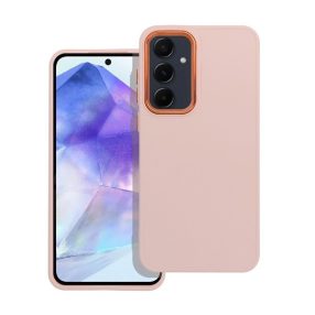   Frame Samsung Galaxy A55 5G közepesen ütésálló tok kameravédő kerettel, rózsaszín