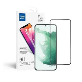  Blue Star Samsung Galaxy S23+ teljes kijelzős kijelzővédő üvegfólia, fekete