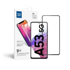   Blue Star Samsung Galaxy A53 5G teljes kijelzős kijelzővédő üvegfólia, fekete