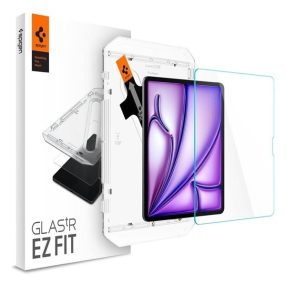   Spigen Glas.tR EZ Fit Apple iPad Air 13" (2024 / 2025) tempered kijelzővédő fólia felhelyező kerettel (1db)