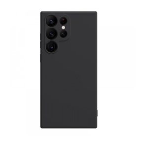 Samsung Galaxy S23 Ultra prémium szilikon tok, fekete