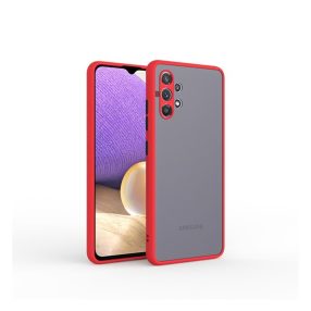 Samsung Galaxy A54 5G műanyag tok, piros-fekete