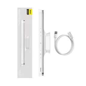   Baseus Magnetic Stepless Pro mágneses lámpa érintőpanellel, fehér