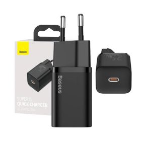 Baseus Super Si gyorstöltő 1C 25W, fekete