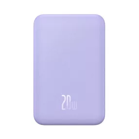 Baseus Mágneses Mini Powerbank, 5000mAh, 20W, lila