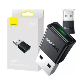 Baseus BA07 vezeték nélküli adapter, fekete
