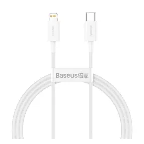   Baseus Superior Series USB-C / Lightning töltő- és adatkábel, 20W, PD, 1m, fehér