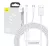 Baseus Superior Series 3in1 töltő- és adatkábel, USB / microUSB / USB-C / Lightning, 3,5 A, 1,2 m, fehér