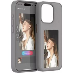   E-Ink okos telefontok, programozható NFC kijelzővel iPhone 13 Pro, ezüst
