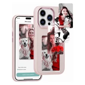   E-Ink okos telefontok, programozható NFC kijelzővel iPhone 14 Pro Max, rózsaszín