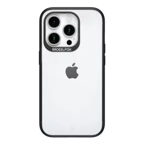   Mobilfox Apple iPhone 15 pro full-shock 3.0 hátlap tok, Nude Black