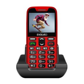  Evolveo EasyPhone XR (EP601) nyomógombos mobiltelefon, piros