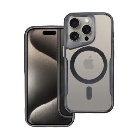   Ergofit Apple iPhone 16 Plus MagSafe kompatibilis hátlap tok, fekete