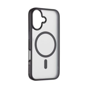   Tactical MagForce Hyperstealth Apple iPhone 16 MagSafe kompatibilis tok, áttetsző/sötétszürke
