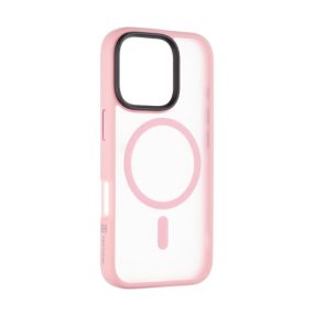   Tactical MagForce Hyperstealth Apple iPhone 16 Pro MagSafe kompatibilis tok, áttetsző/rózsaszín