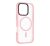 Tactical MagForce Hyperstealth Apple iPhone 16 Pro MagSafe kompatibilis tok, áttetsző/rózsaszín