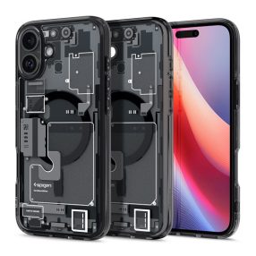   Spigen Ultra Hybrid MagFit Apple iPhone 16 tok, MagSafe, Zero One, fekete ACS08208