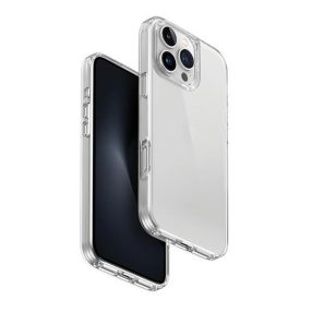   Uniq Air Fender Apple iPhone 16 Pro szilikon tok, átlátszó