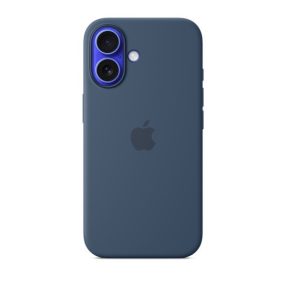 Apple iPhone 16 MagSafe gyári szilikon tok, denim