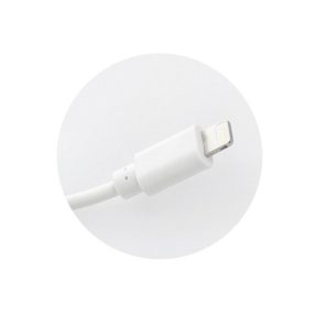   Blue Star hálózati töltő adapter USB-A + Lightning kábel, 1A, 5W, fehér