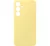 Samsung Galaxy S24 FE gyári szilikon tok, sárga